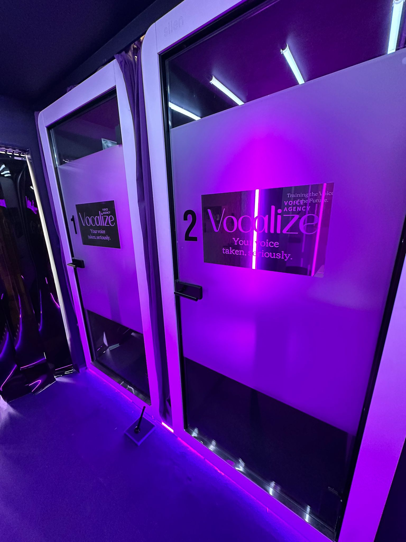 Vocalize recording booths
