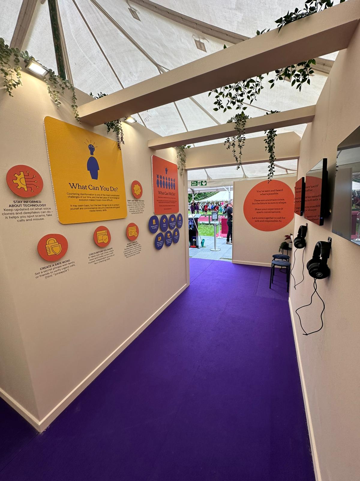 Educational space post-booth experience
